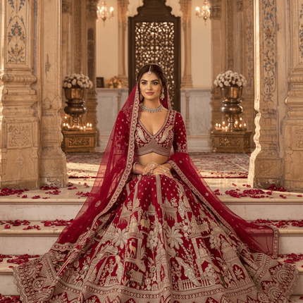 Lehenga ₹25,000+ - Rosepetals Luxe