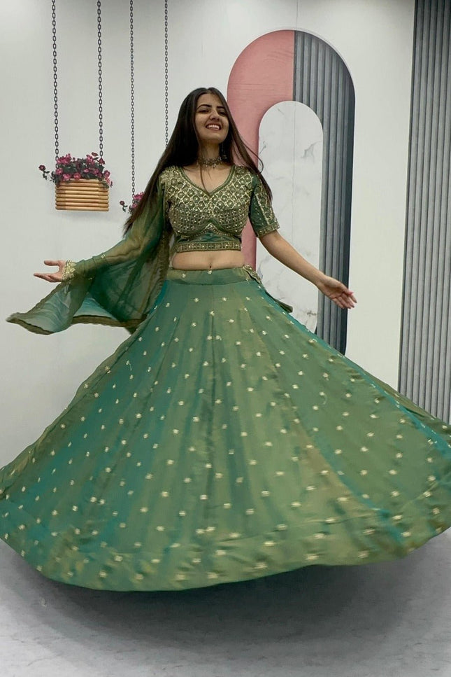 New Trendy Lehenga Choli With Heavy Embroidery | Perfect For Festive And Ethnic Wear - Rosepetals Luxe