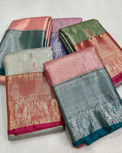 Kanchipuram Luxe Silk Saree | Tissue Silk Colour Collection