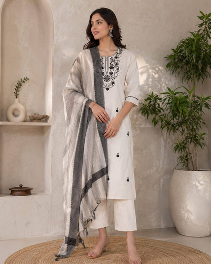 Premium Khadi Cotton Kurta Palazzo Set for Women Office Wear Casual Ethnic Co Ord Set Soft Comfortable Straight Kurti with Palazzo