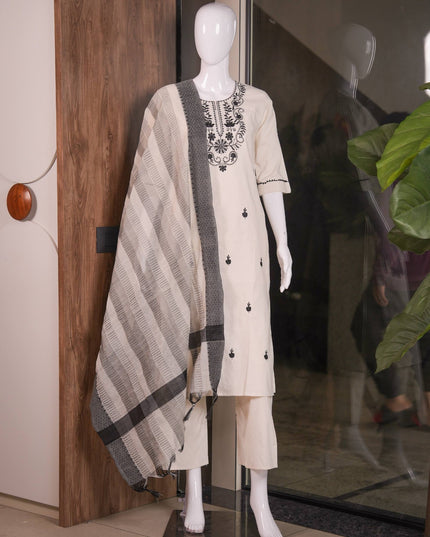 Premium Khadi Cotton Kurta Palazzo Set for Women Office Wear Casual Ethnic Co Ord Set Soft Comfortable Straight Kurti with Palazzo