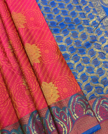 Luxe Silk Saree | Elegance Weave | Semi-Bridal Festive Wear - Rosepetals Luxe 