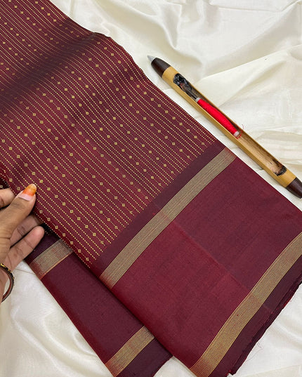 Kanchipuram Handloom Pure Silk Saree | Silk Mark Certified - Rosepetals Luxe