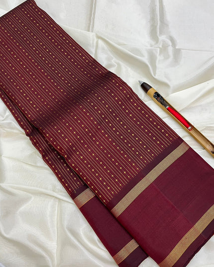 Kanchipuram Handloom Pure Silk Saree | Silk Mark Certified - Rosepetals Luxe