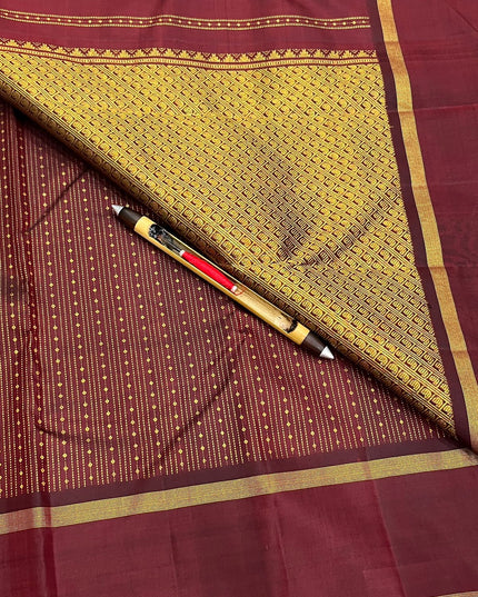 Kanchipuram Handloom Pure Silk Saree | Silk Mark Certified - Rosepetals Luxe