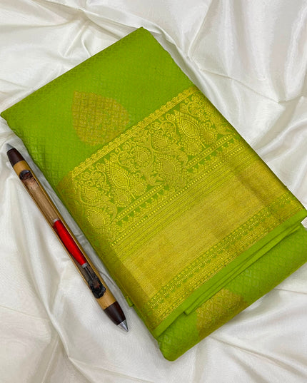 Kanchipuram Handloom Pure Silk Bridal Butta Saree | Silk Mark Tag - Rosepetals Luxe