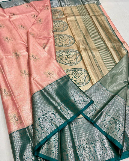 Kanchipuram Luxe Silk Saree | Tissue Silk Colour Collection