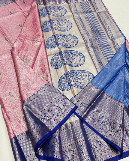Kanchipuram Luxe Silk Saree | Tissue Silk Colour Collection