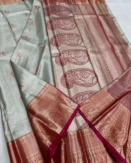 Kanchipuram Luxe Silk Saree | Tissue Silk Colour Collection