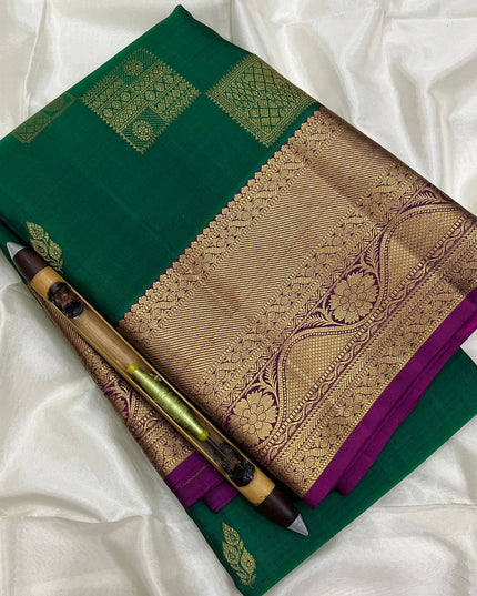 Kanchipuram Handloom Pure Silk Saree | Bridal Weave | Silk Mark Certified
