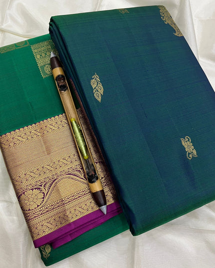 Kanchipuram Handloom Pure Silk Saree | Bridal Weave | Silk Mark Certified