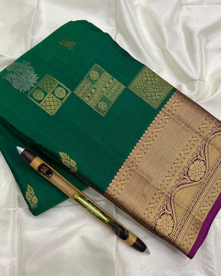 Kanchipuram Handloom Pure Silk Saree | Bridal Weave | Silk Mark Certified
