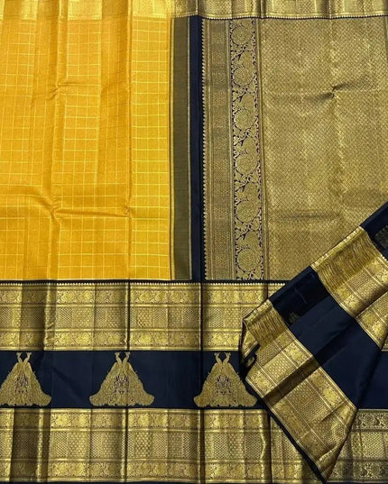 Banarasi Luxe Silk Saree with Blouse Piece | Wedding & Festive Wear Saree for Women - Rosepetals Luxe
