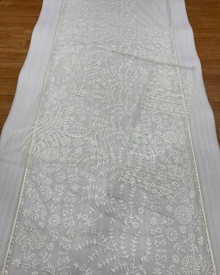 Bollywood Net Saree with 5MM Sequins Embroidery | Perfect For Weddings & Parties - Rosepetals Luxe