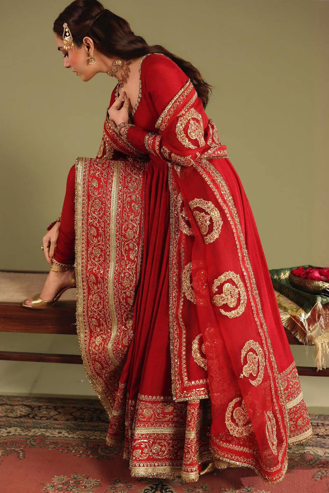 Chinon Silk Anarkali Gown With Zari Work | Perfect For Ethnic Wear - Rosepetals Luxe