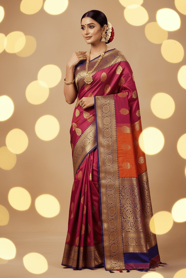 Complimentary Festive Saree (Festive Offer Gift) - Rosepetals Luxe