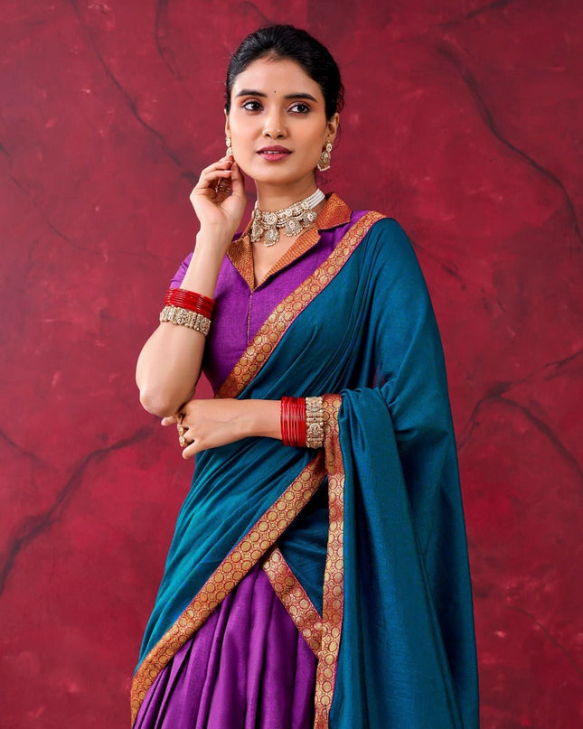 Cotton Lehenga With Zari Weaving Work |Festive Wear - Rosepetals Luxe