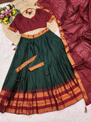 Dark Green & Maroon / M(38)