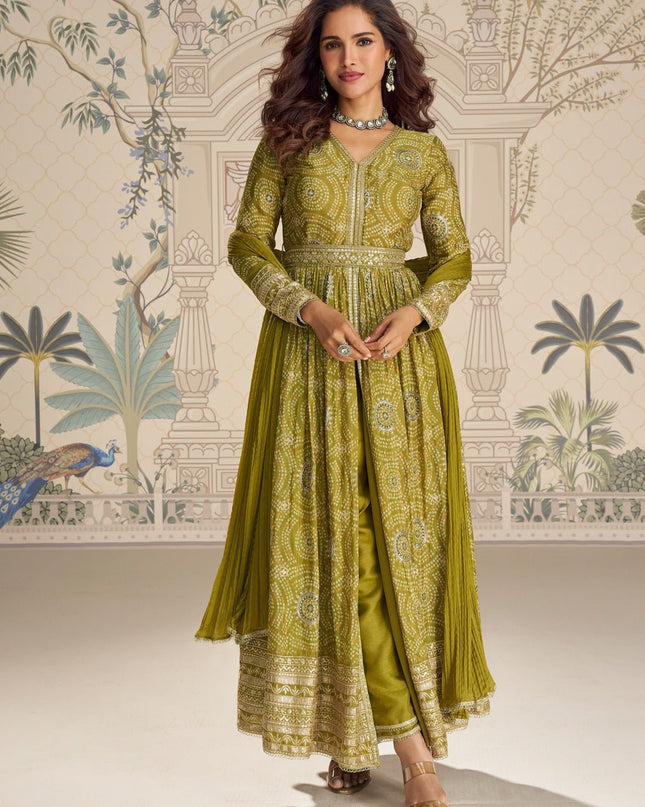 Anarkali Gown Full Length | Sequin Work | Rosepetals Luxe