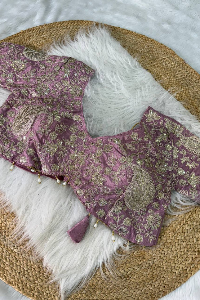 Elegant Crystal Crush Tissue Saree with Embroidery and Coding Weaving - Rosepetals Luxe