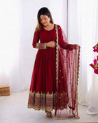 Maroon / Free Size (XL-XXL)