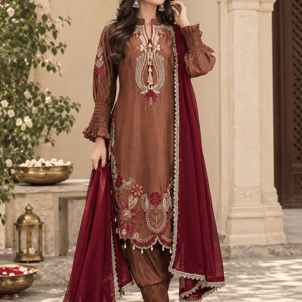 Gajji Silk Embroidered Patiala Suit Set - Rosepetals Luxe