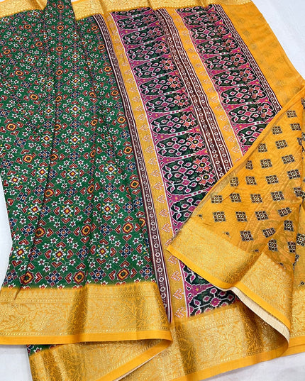 Kalamkari Fancy Soft Cotton Saree | Traditional Printed | Rosepetals Luxe - Rosepetals Luxe