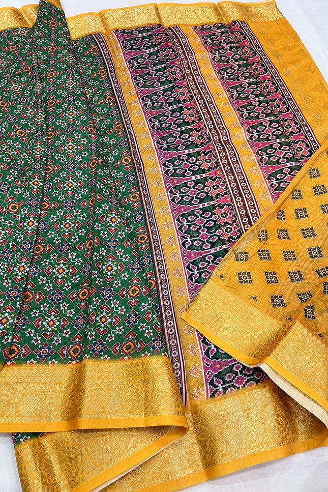 Kalamkari Fancy Soft Cotton Saree | Traditional Printed | Rosepetals Luxe - Rosepetals Luxe