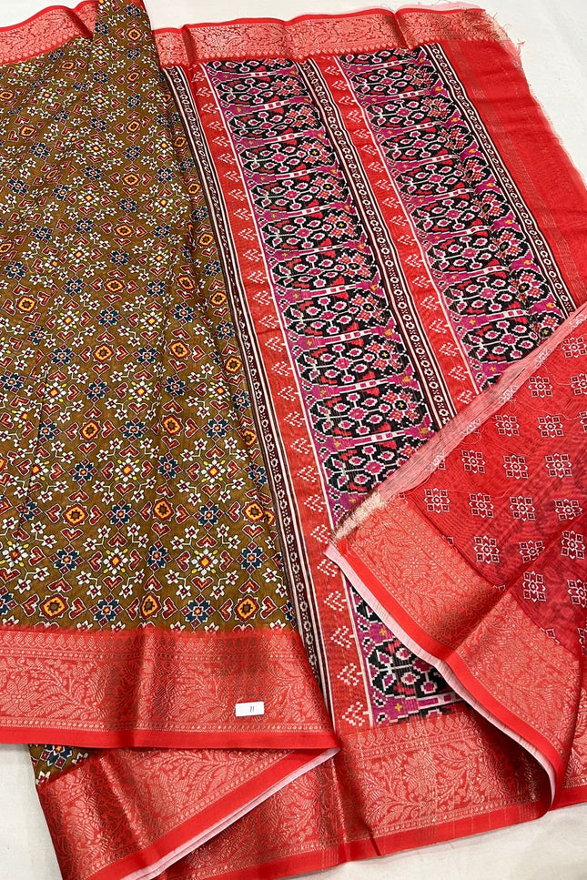 Kalamkari Fancy Soft Cotton Saree | Traditional Printed | Rosepetals Luxe - Rosepetals Luxe