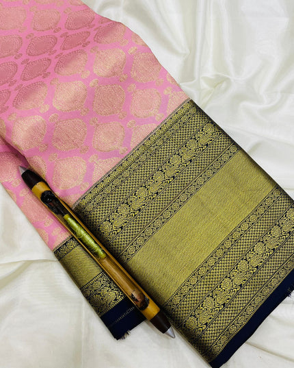 Kanchipuram Handloom Pure Silk Saree | Korvai Bridal Collection - Rosepetals Luxe