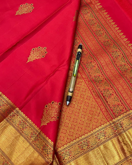 Kanchipuram Handloom Pure Silk Saree | Unique Bridal Collection - Rosepetals Luxe