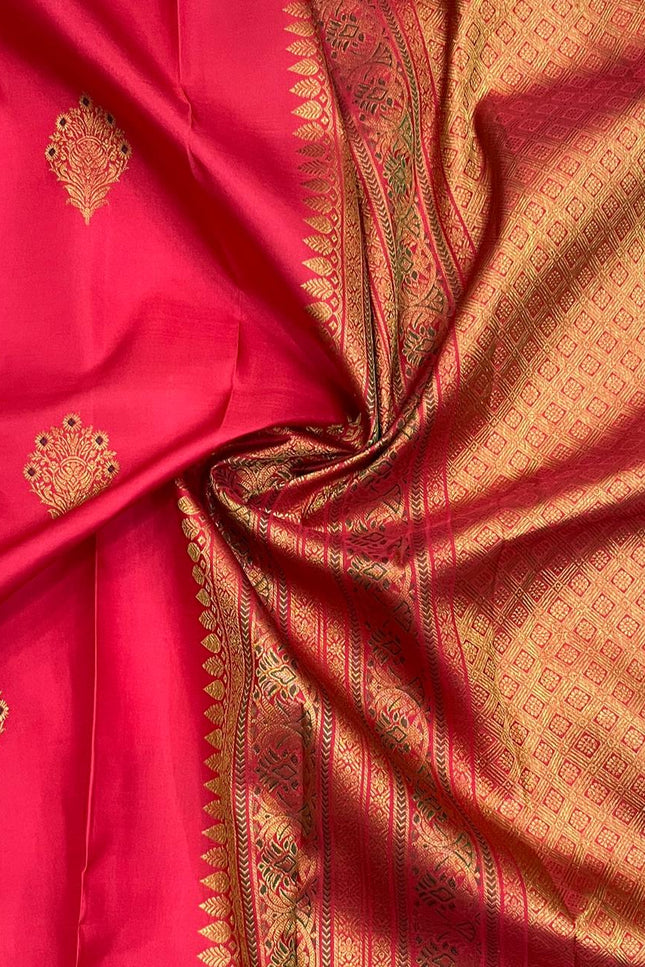 Kanchipuram Handloom Pure Silk Saree | Unique Bridal Collection - Rosepetals Luxe