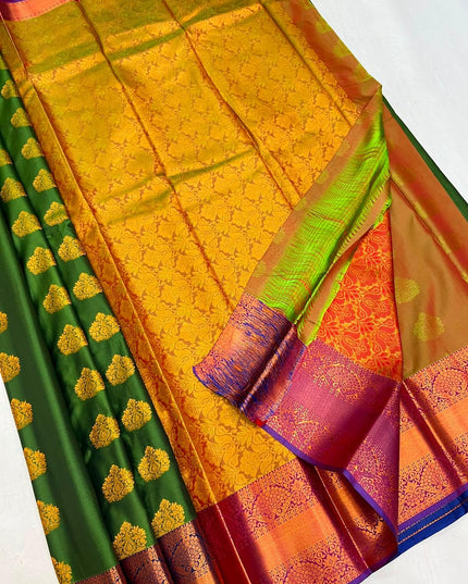 Kanchipuram Luxe Silk Saree - Rosepetals Luxe