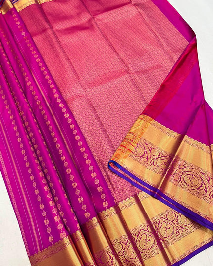 Kanchipuram Luxe Silk Saree - Rosepetals Luxe