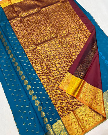 Kanchipuram Luxe Silk Saree - Rosepetals Luxe