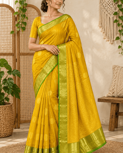 Kanchipuram Luxe Silk Saree - Rosepetals Luxe