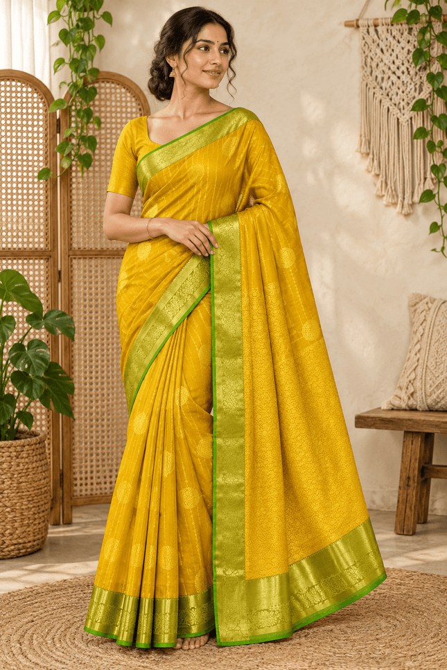 Kanchipuram Luxe Silk Saree - Rosepetals Luxe