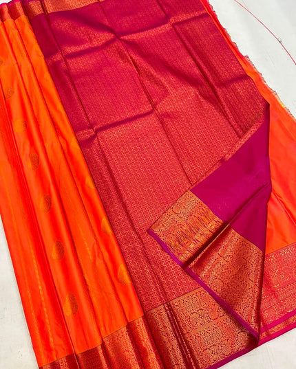 Kanchipuram Luxe Silk Saree - Rosepetals Luxe