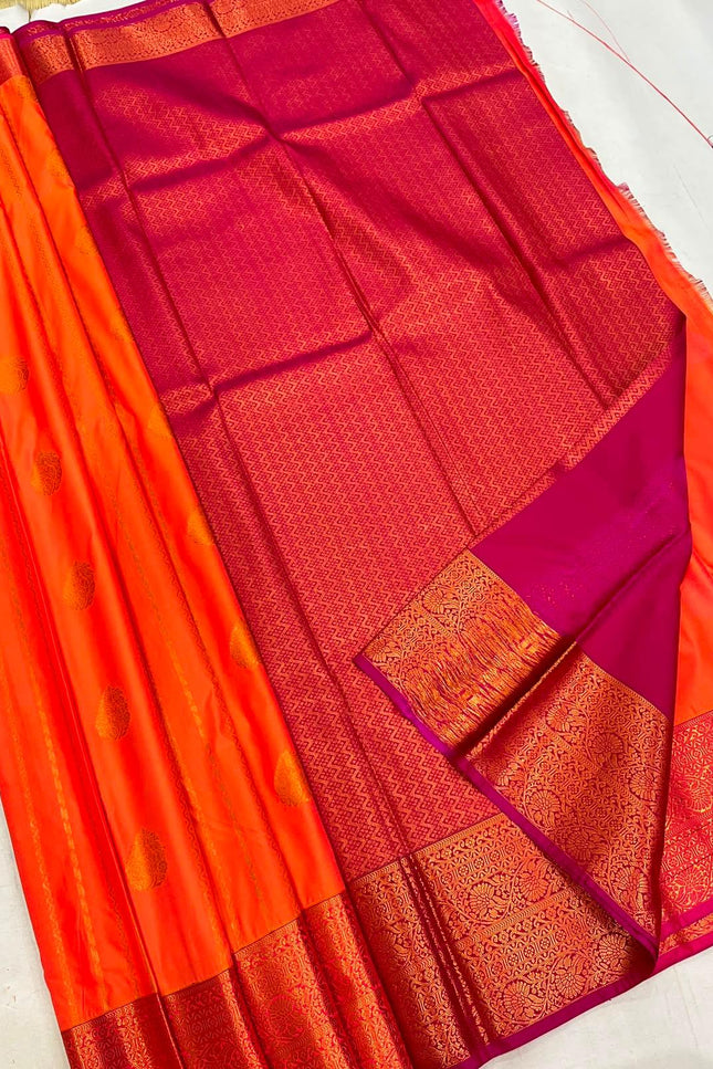 Kanchipuram Luxe Silk Saree - Rosepetals Luxe