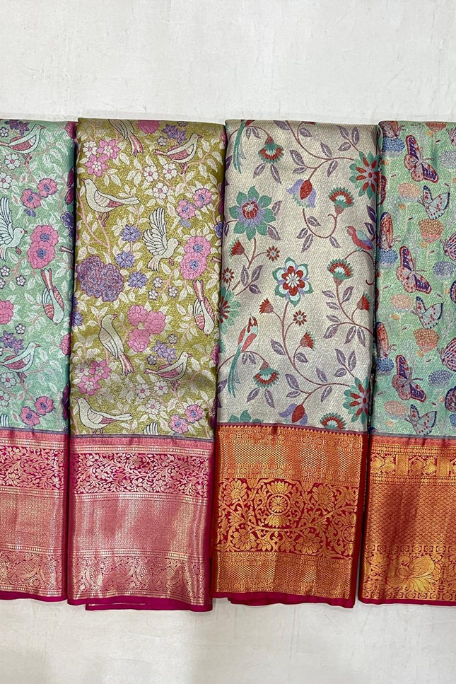 Kanchipuram Luxe Silk Saree — Elegance Weave Collection | Rosepetals Luxe - Rosepetals Luxe