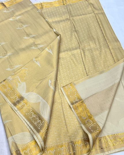 Kanchipuram Luxe Silk Saree | Fancy Soft Silk Festive Collection - Rosepetals Luxe