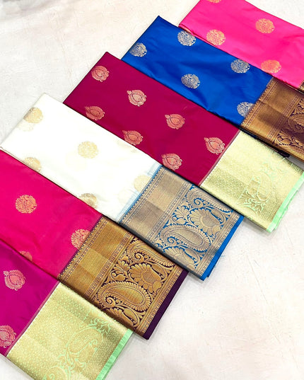 Kanchipuram Luxe Silk Saree | Festive & Wedding Wear - Rosepetals Luxe
