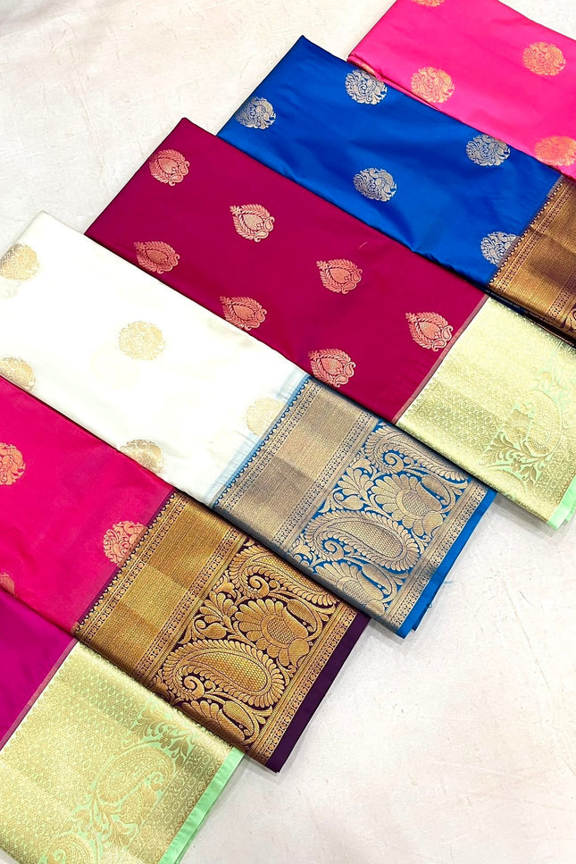 Kanchipuram Luxe Silk Saree | Festive & Wedding Wear - Rosepetals Luxe