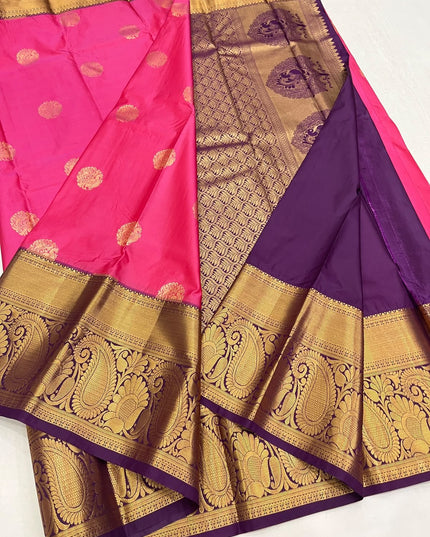 Kanchipuram Luxe Silk Saree | Festive & Wedding Wear - Rosepetals Luxe
