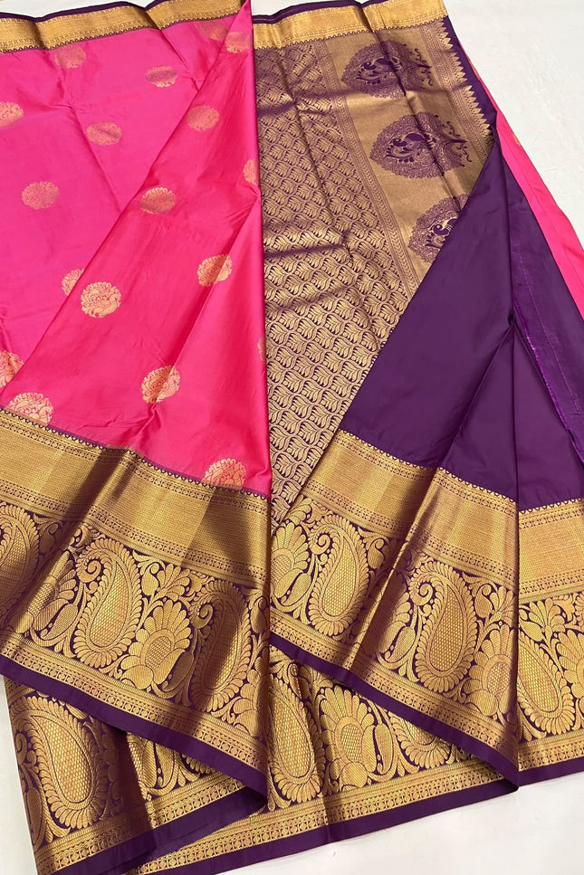 Kanchipuram Luxe Silk Saree | Festive & Wedding Wear - Rosepetals Luxe