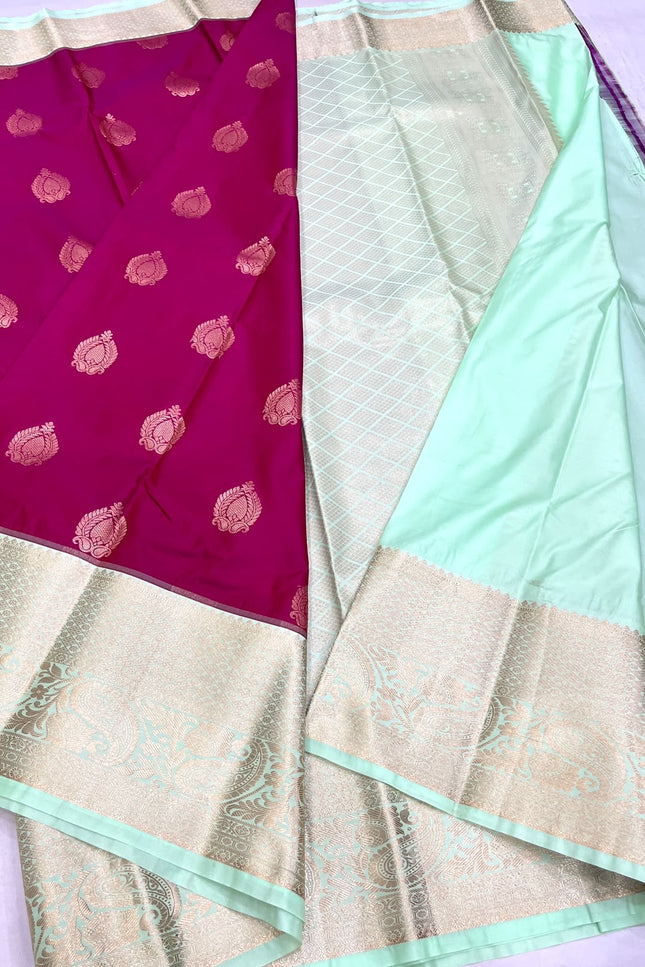 Kanchipuram Luxe Silk Saree | Festive & Wedding Wear - Rosepetals Luxe