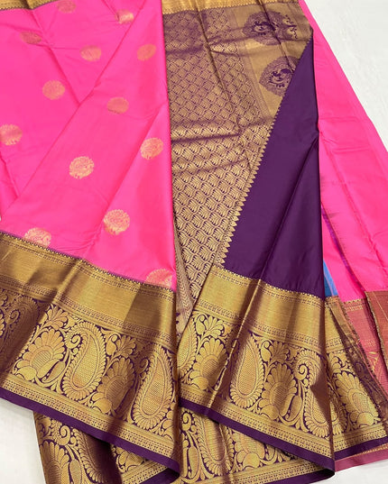 Kanchipuram Luxe Silk Saree | Festive & Wedding Wear - Rosepetals Luxe