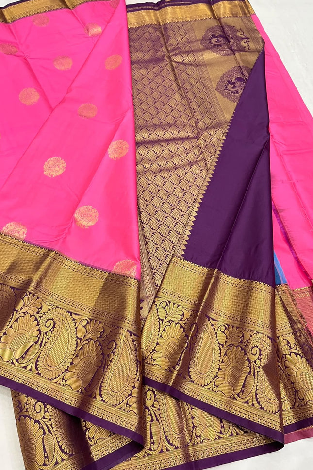 Kanchipuram Luxe Silk Saree | Festive & Wedding Wear - Rosepetals Luxe