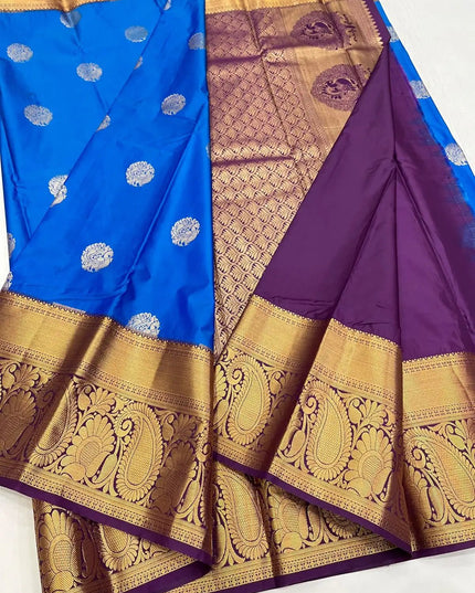 Kanchipuram Luxe Silk Saree | Festive & Wedding Wear - Rosepetals Luxe