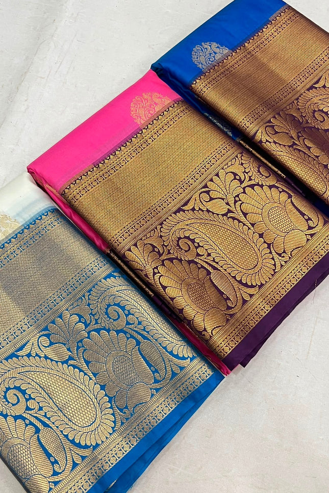 Kanchipuram Luxe Silk Saree | Festive & Wedding Wear - Rosepetals Luxe